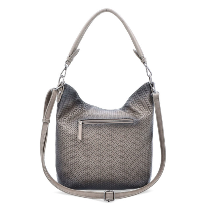 designová kabelka přes rameno šedá