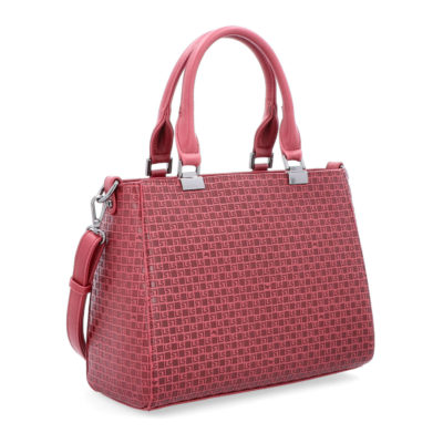 červená elegantní kabelka střední velikosti